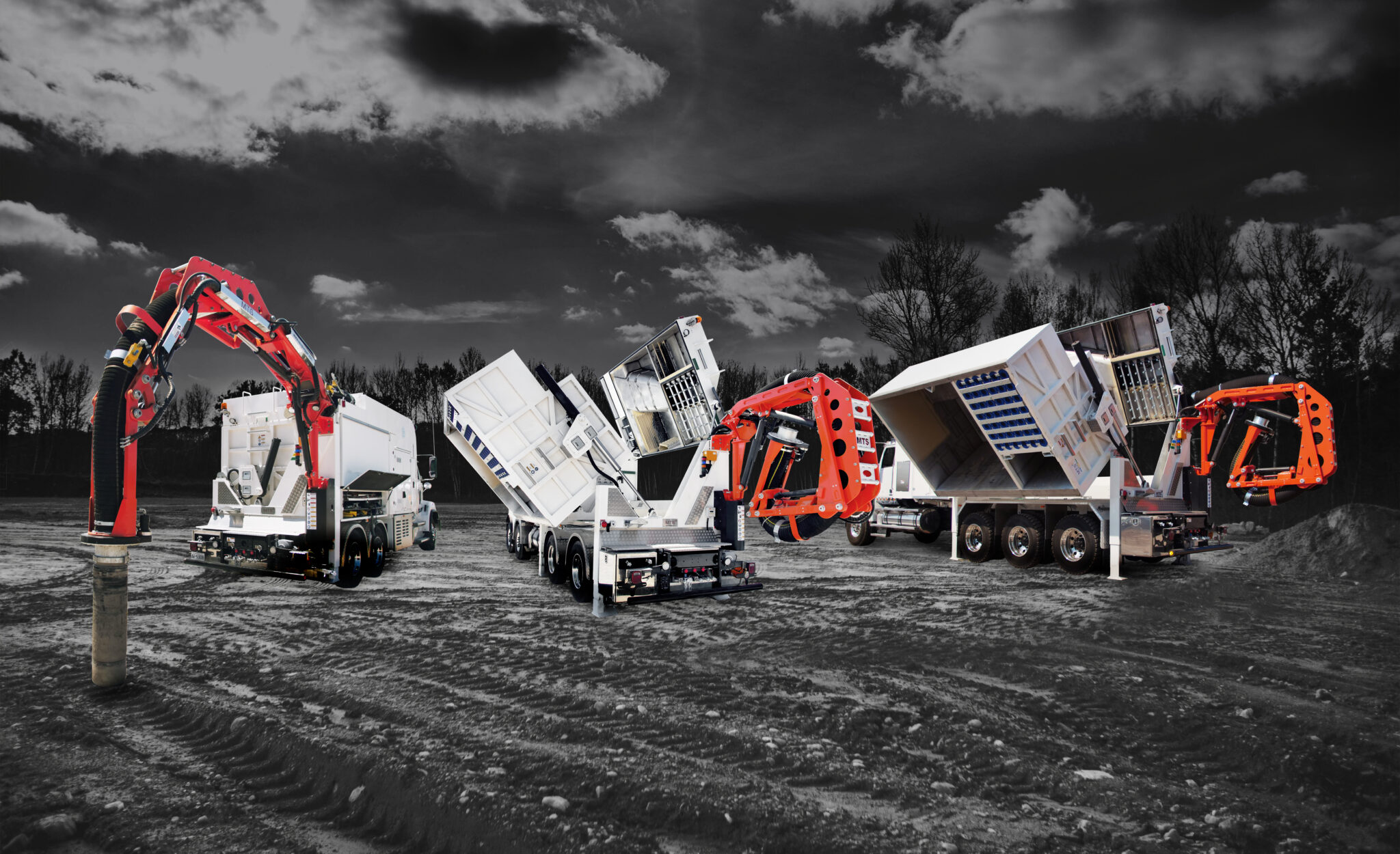 Three Ox Dino Series trucks
